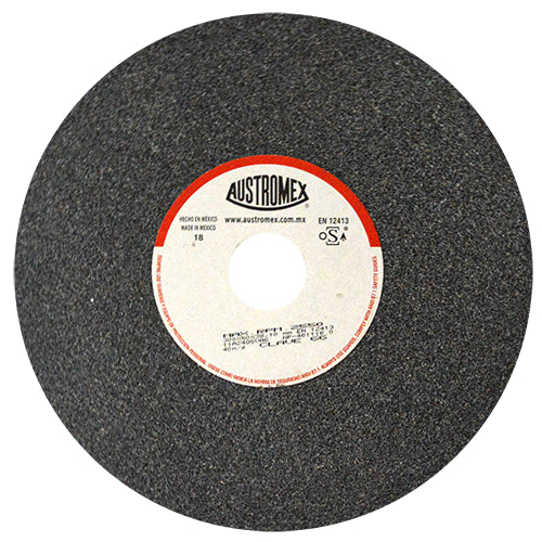 RUEDA ABRASIVA 12'' X 2'' X 1-1/4 GRADO 24 GRUESO USO GENERAL AUSTROMEX 66