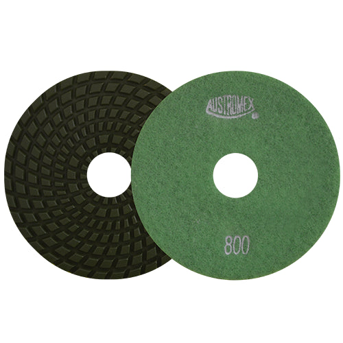 PAD DIAMANTE 4'' GRANO 800 (PULIDO HUMEDO) EASY-CUT AUSTROMEX 2874