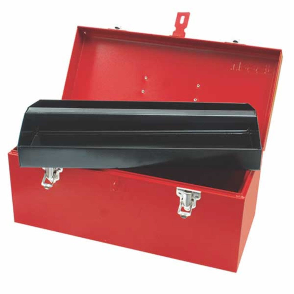 CAJA PARA HERRAMIENTAS METAL 16" X 7.5" X 7.5" ROJA URREA D3