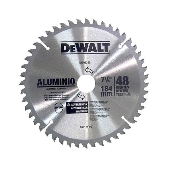 DISCO SIERRA 7-1/4”X48D MAD/ALUM DW03200