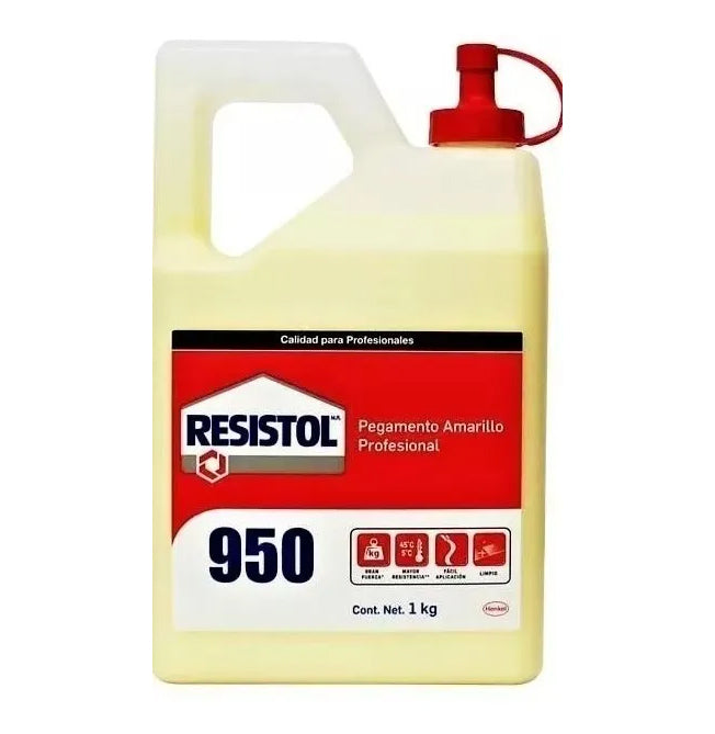 ADHESIVO RESISTOL 950 AMARILLO CARPINTERO 1KG