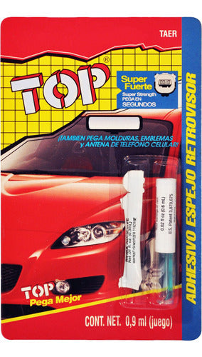 TOP ADHESIVO ESPEJO RETROVISOR 0.9ml TAER