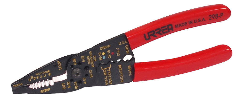 PINZA PARA ALAMBRE 8-1/4 10-22AWG URREA 298P