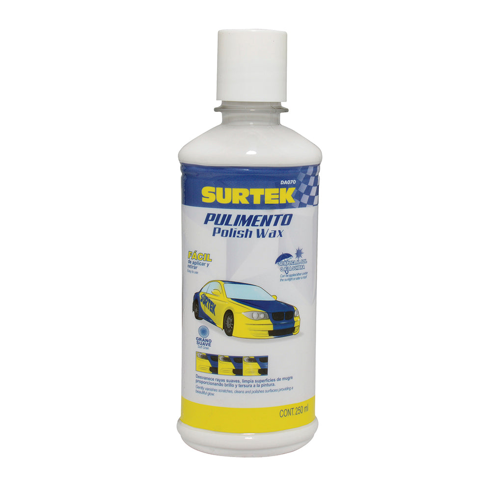 PULIMENTO PARA AUTOS 250ML. SURTEK DA070