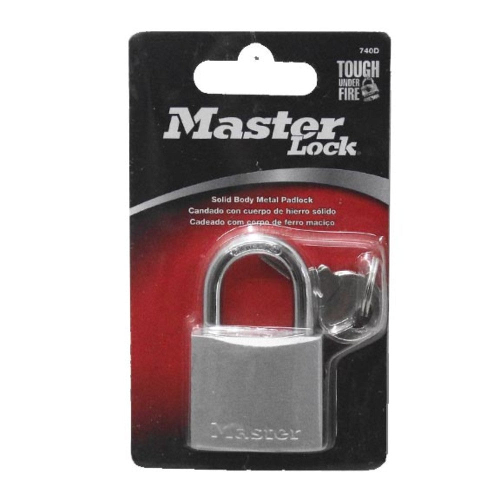 CANDADO ZAMAC GANCHO CORTO MASTERLOCK 740-D / 740ESPD