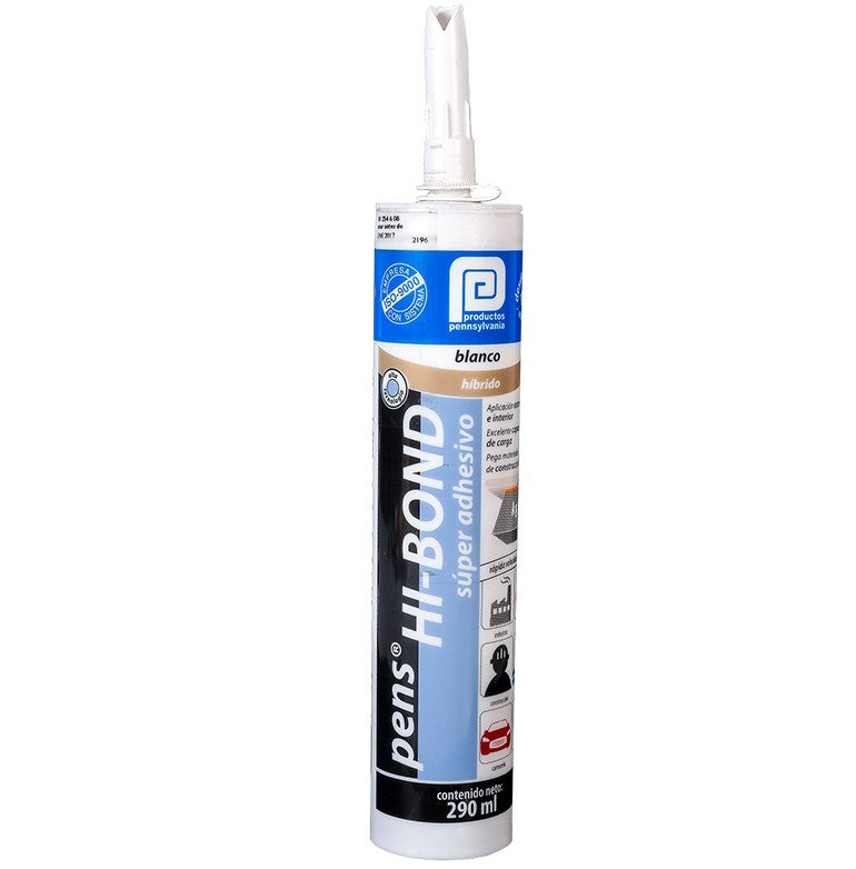 SUPER ADHESIVO HI-BOND (BLANCO) 290ml PENNSYLVANIA SHI3B106