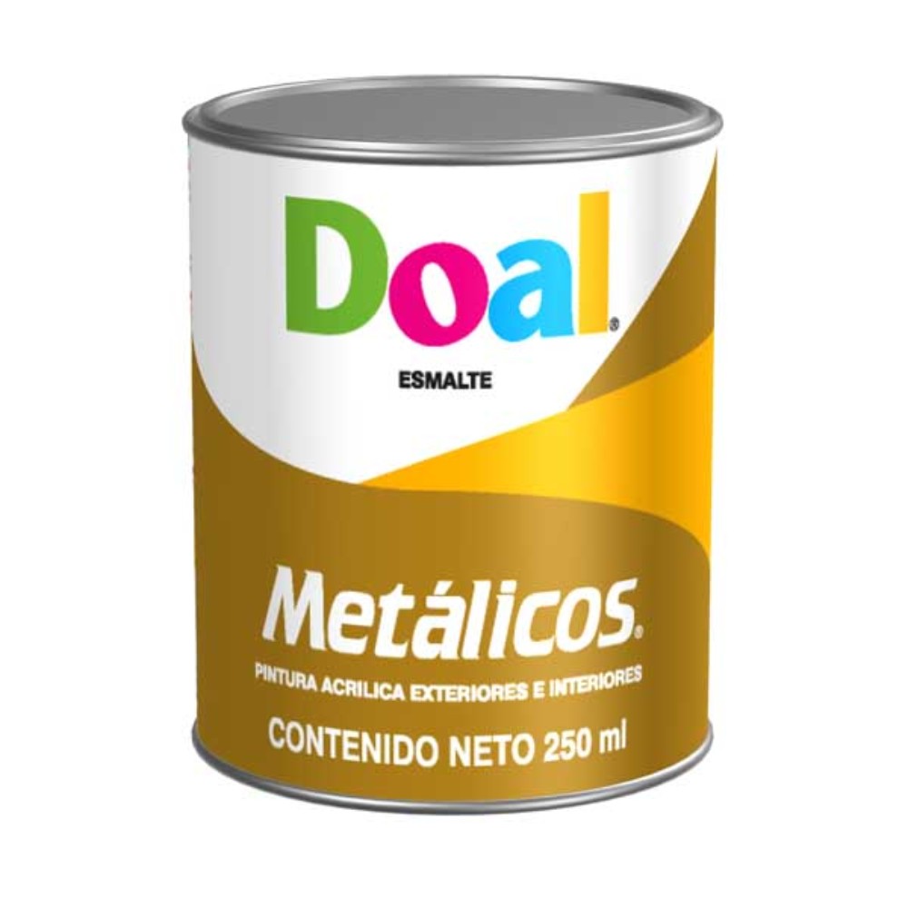 PINTURA A. METALICA DOAL ORO RICO 250ML