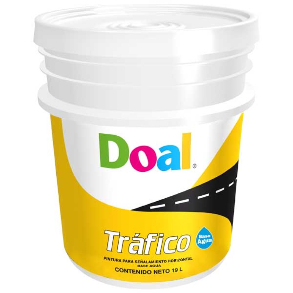 PINTURA PARA TRAFICO AMARILLO CROMO DOAL 19 LT