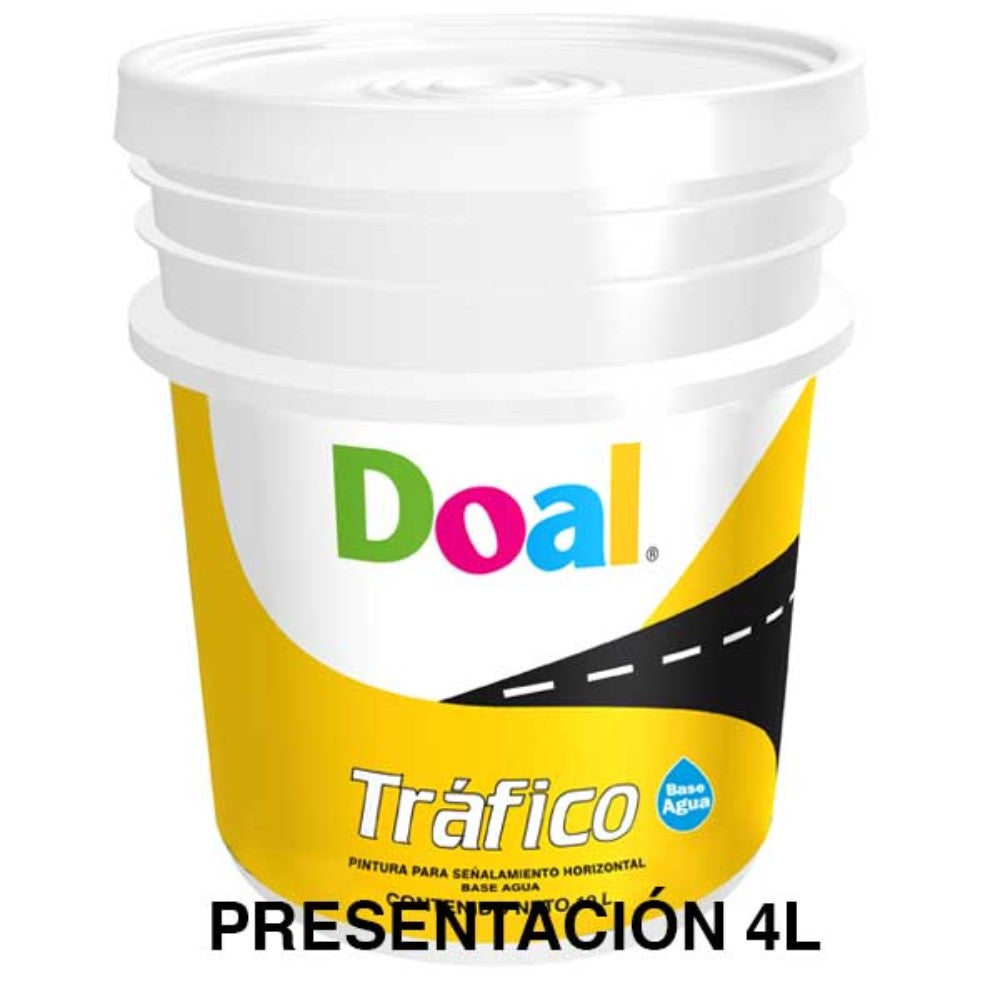 PINTURA PARA TRAF. AMARILLO CROMO DOAL 4 LT