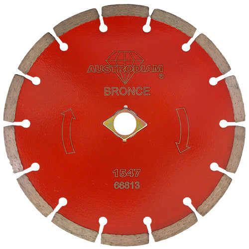 DISCO DIAMANTE SEGMENTADO 7" X 7/8 (CANTERA)(ROJO BRONCE) AUST 1547