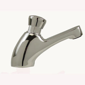 LLAVE INDIVIDUAL LAVABO TEMPORIZADORA MANERAL BOTON RUGO 16-T