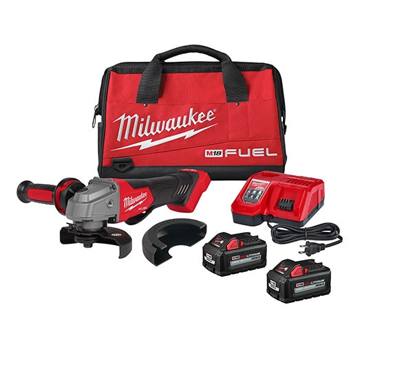 ESMERILADORA INALABRICA 4-1/2" M18 FUEL (2 BATERIAS Y CARGADOR MALETIN) MILWAUKEE 288022