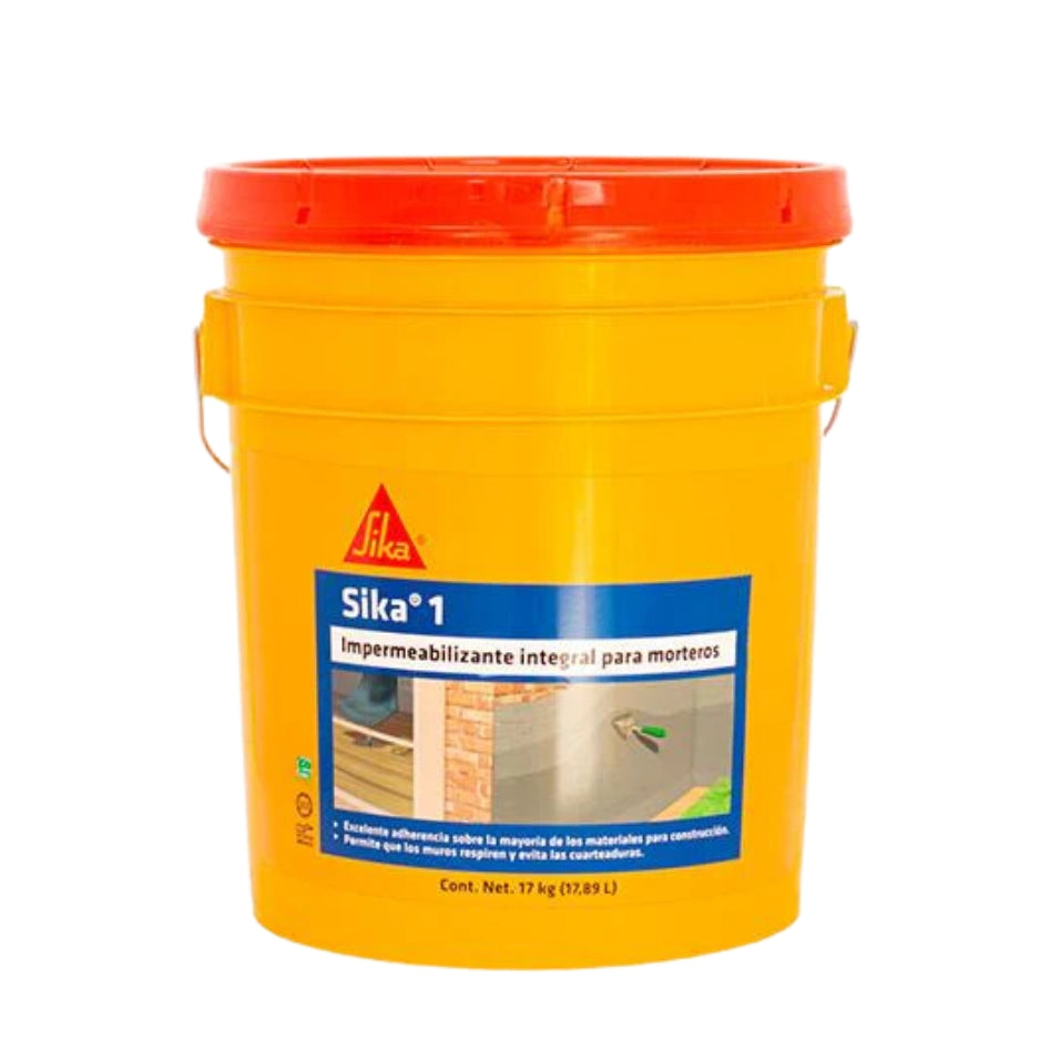 SIKA 1 IMPER LIQUIDO PARA CEMENTO CUBETA 17kg 96645