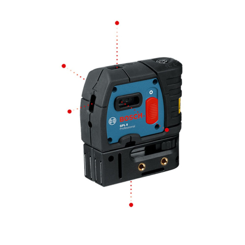 NIVEL LASER 5 PUNTOS ALCANCE 30MTS BOSCH GPL 5