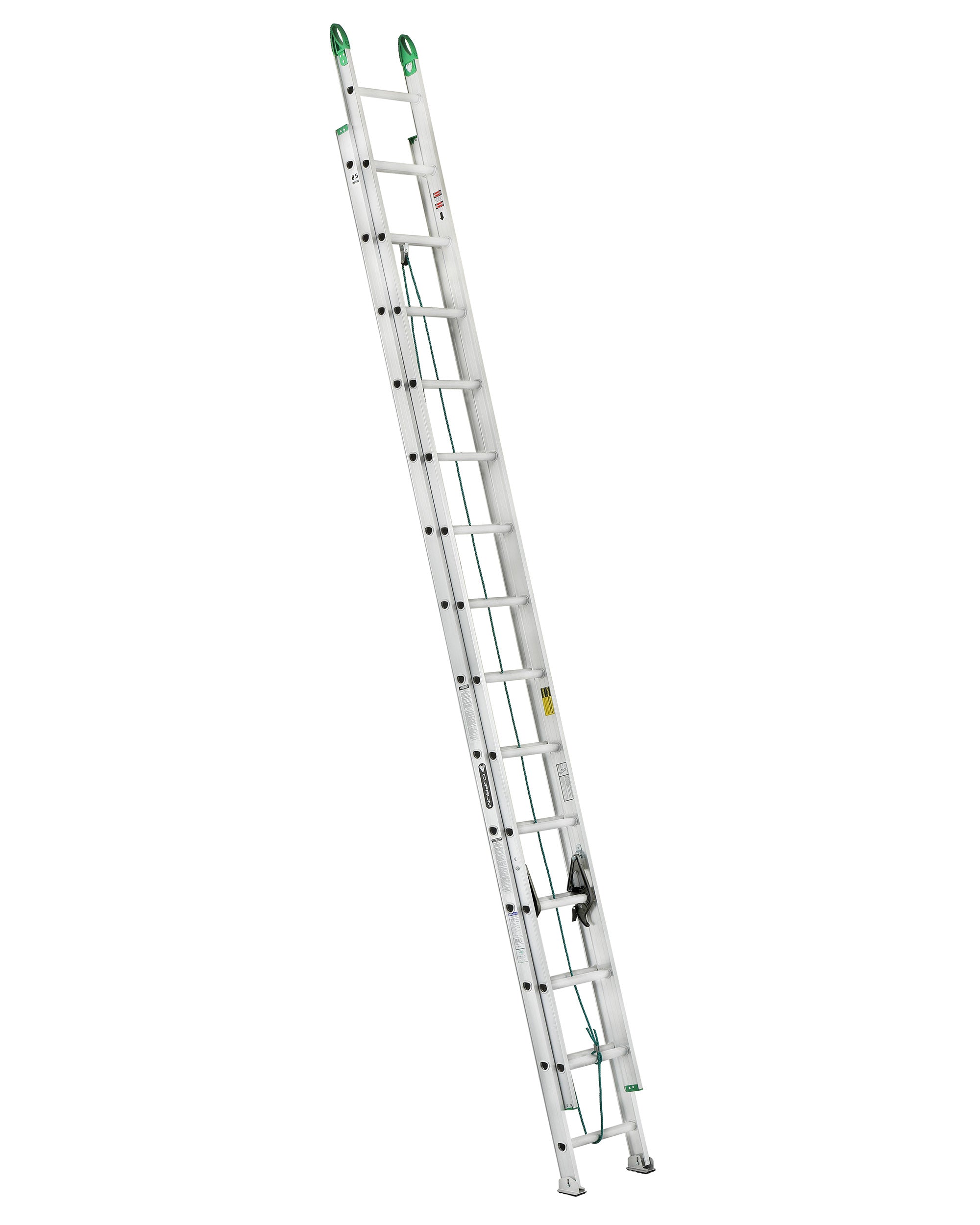 ESCALERA EXTENSION ALUMINIO 7.62mts 28 PELDAÑOS (175kg) PROFESIONAL CUPRUM C-2224-28PG