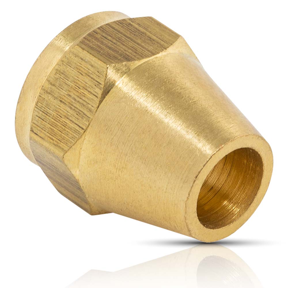 TUERCA CONICA FLARE 3/8" (10mm) (ALTA) PARA GAS