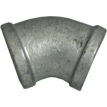 CODO 45 GALVANIZADO REFORZADO 3/8"