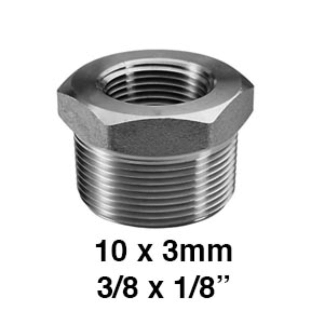 REDUCCION BUSHING GALVANIZADA 3/8" X 1/8" (10X3MM)