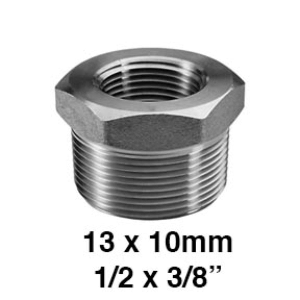 REDUCCION BUSHING GALVANIZADA 1/2" X 3/8" (13X10MM)