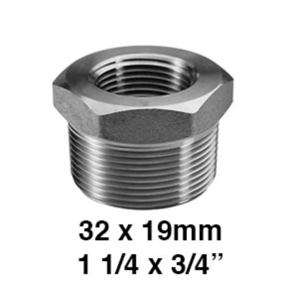 REDUCCION BUSHING GALVANIZADA 1-1/4" X 3/4" (32X19MM)