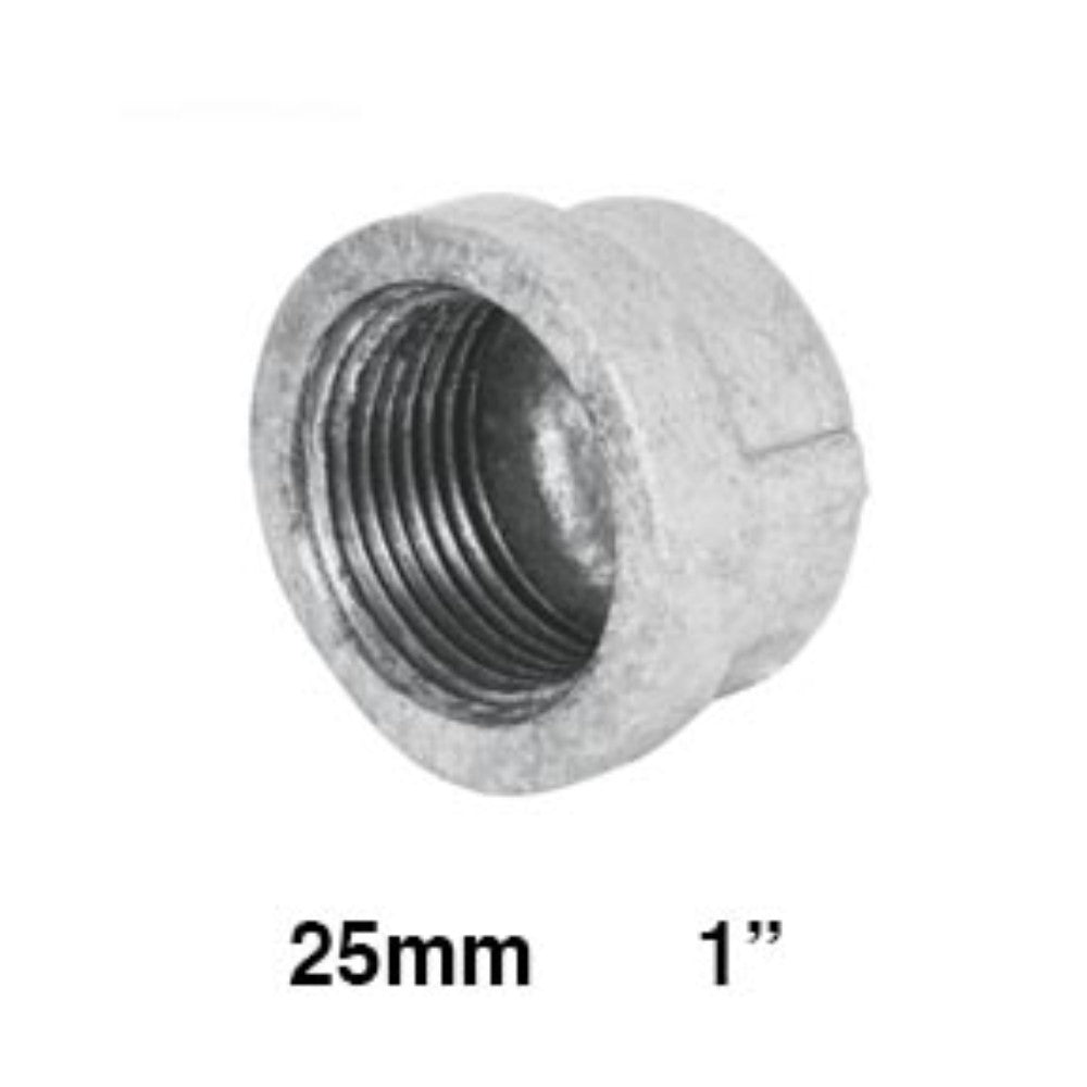 TAPON CACHUCHA GALVANIZADO 1" (25MM)