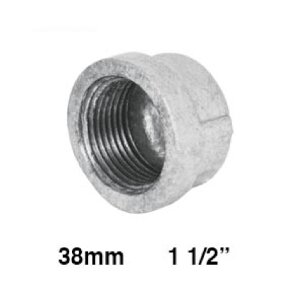 TAPON CACHUCHA GALVANIZADO 1-1/2" (38MM)