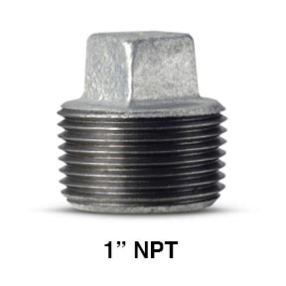 TAPON MACHO GALVANIZADO 1" NPT