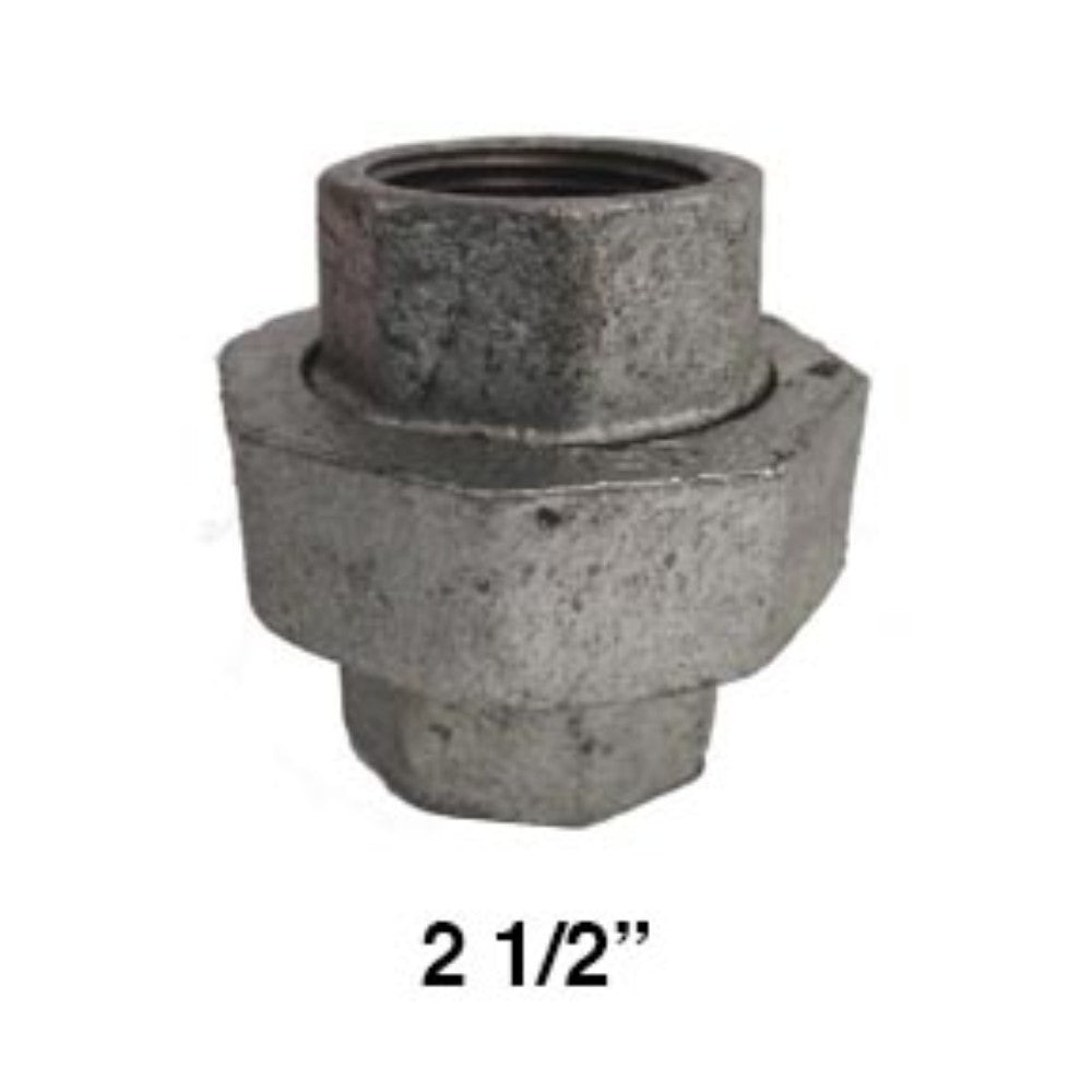 TUERCA UNION GALVANIZADA ASTO DE BRONCE 2-1/2"