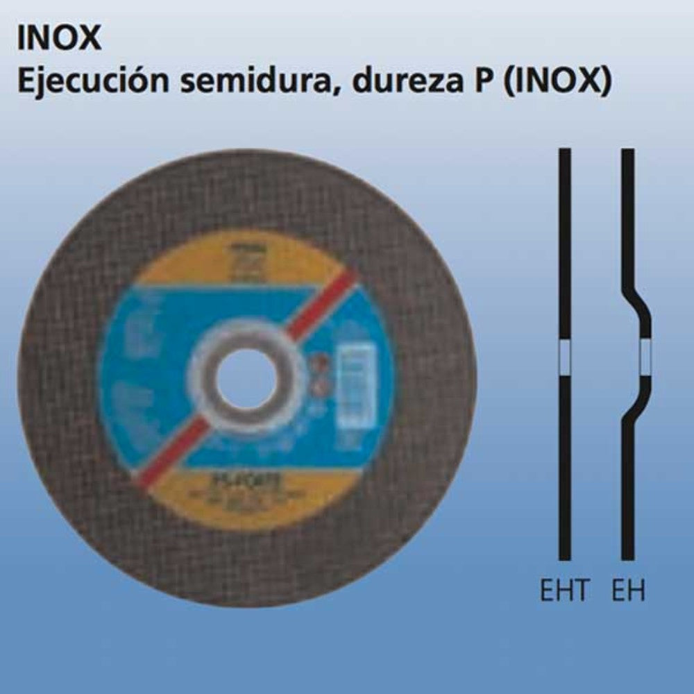 DISCO CORTE INOXIDABLE 4-1/2" X 3/64" X 7/8" PFERD 560266