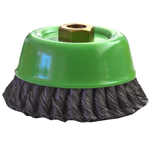 CEPILLO COPA TRENZADO ACERO 5"X 5/8" (CARDA) AUSTROMEX 2854