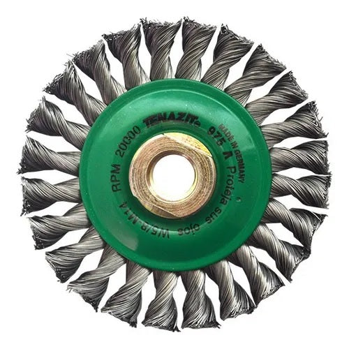 CEPILLO CIRCULAR TRENZADO ACERO 4" AUSTROMEX 975