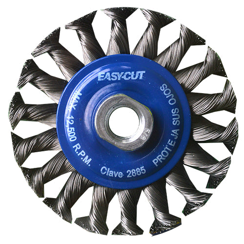 CEPILLO CIRCULAR TRENZADO ACERO 4" X 5/8" EASYCUT AUSTROMEX 2885