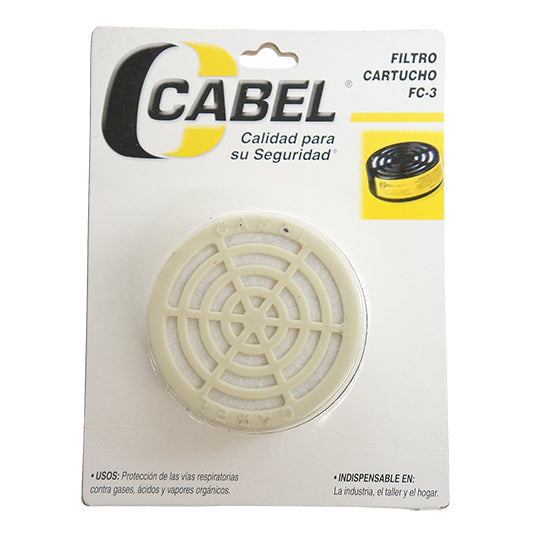 FILTRO CARTUCHO BEIGE CABEL FC-3