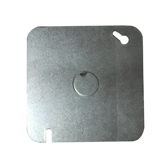 TAPA PARA CAJA CUADRADA 4" GALVANIZADA JVD282