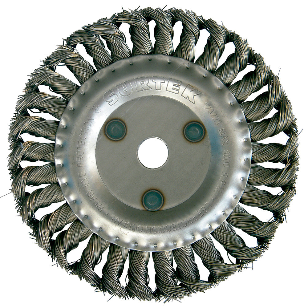 CARDA CIRCULAR TRENZADA 6"X0.51 5/8" SURTEK 123224