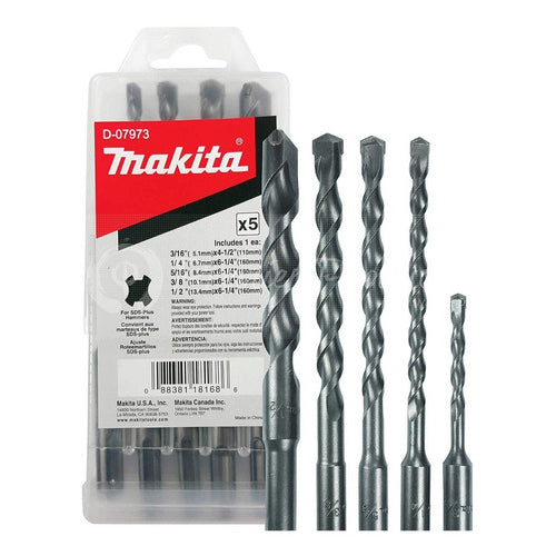 BROCAS (JUEGO 5PZ) SDS-PLUS MAKITA D-07973