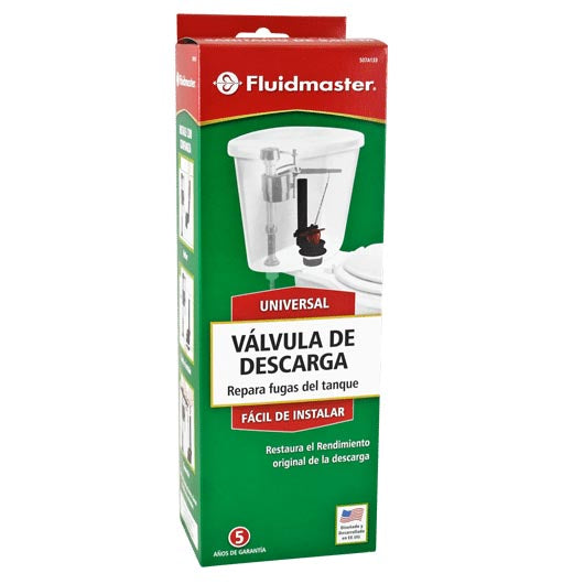 VALVULA DESCARGA TRADICIONAL 2" CON SAPO WC FLUIDMASTER 507A133