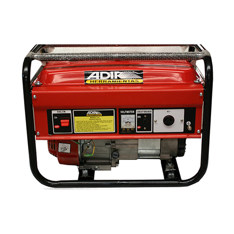 GENERADOR 1300W 5.5hp MOTOR GASOLINA TANQUE 15lts ADIR-124