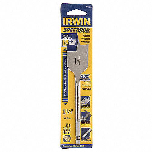 BROCA MANITA PARA MADERA 1-1/4 X 6" (ESPADA)(PLANA) IRWIN14011