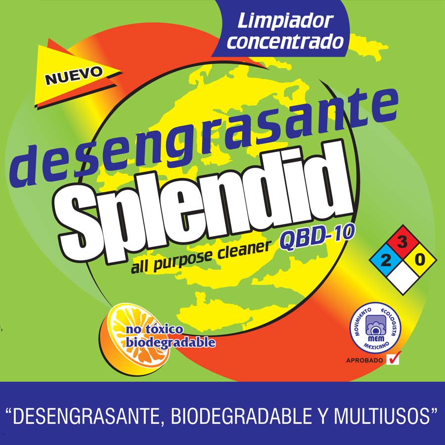 DESENGRASANTE SPLENDID 900ml QBD-10