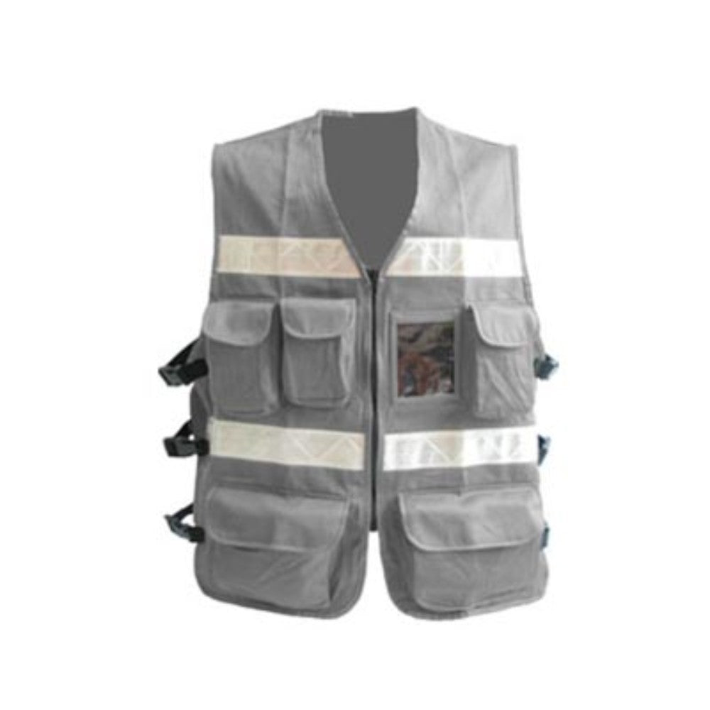 CHALECO VIAL RS VESTS MEZCLILLA/PLATA 1605JLS