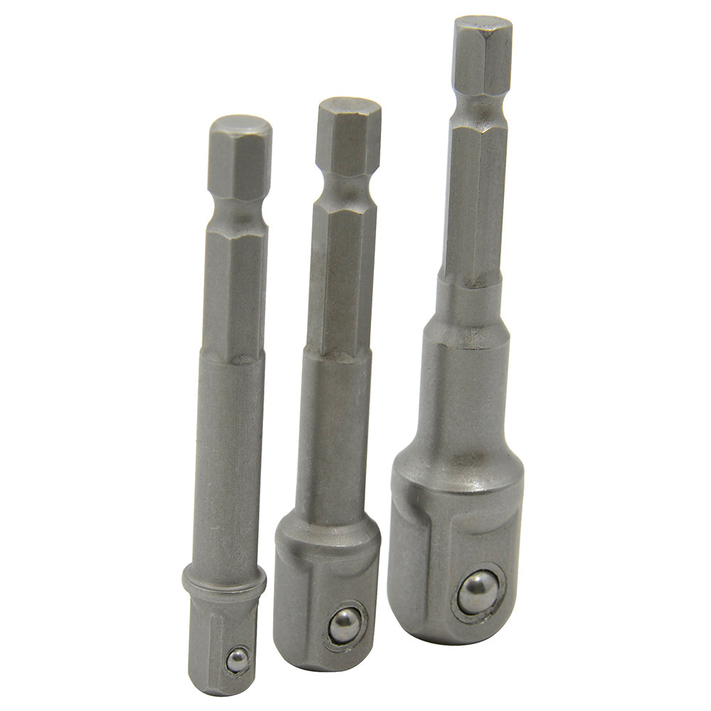 ADAPTADORES PARA DADO 1/4", 3/8" y 1/2" (3 PIEZAS) SURTEK 105120