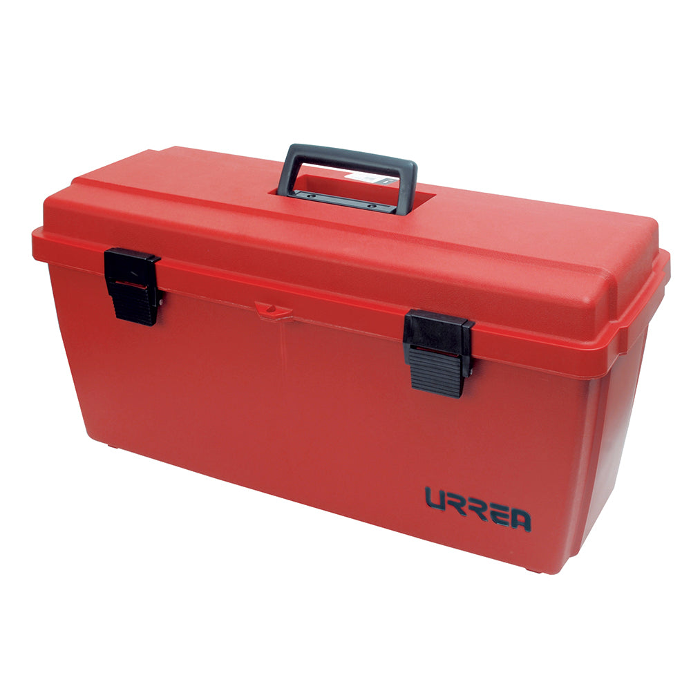 CAJA PARA HERRAMIENTAS PLASTICO 23" X 10" X 11" ROJA URREA 9902