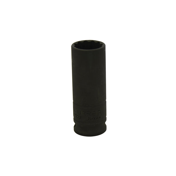 DADO IMPACTO LARGO 3/8" 12 PUNTAS 3/4" URREA 7724