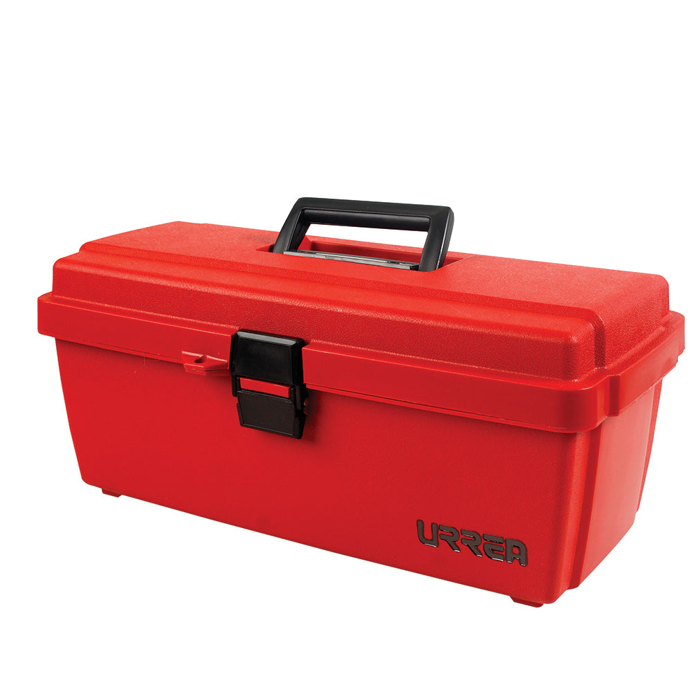 CAJA PARA HERRAMIENTAS PLASTICO 14.5" X 7.5" X 5" ROJA URREA 9900