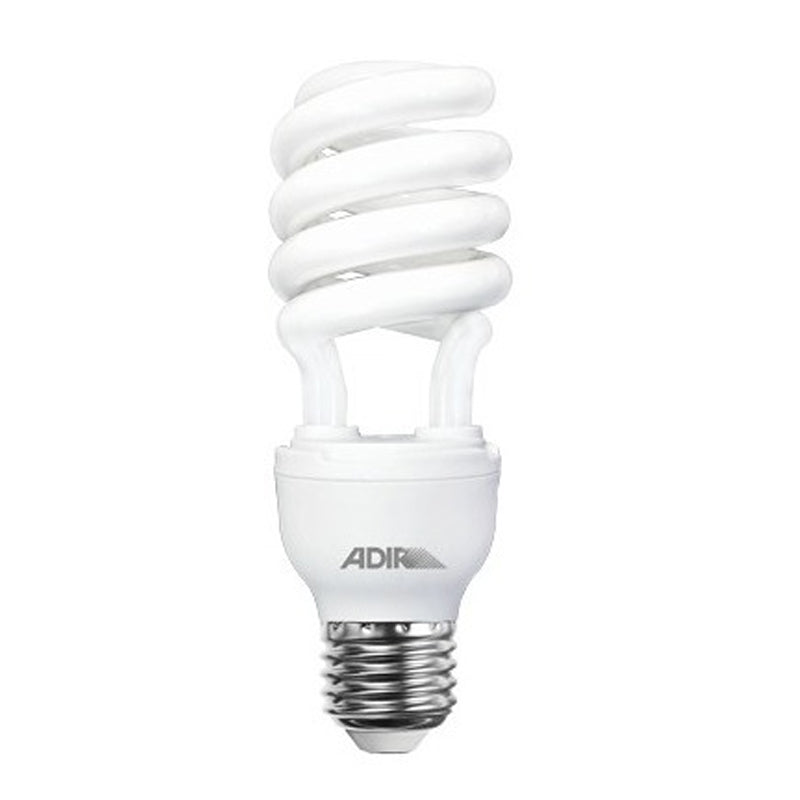 FOCO AHORRADOR ESPIRAL 23W = 155W T3 CALIDO ADIR 2881