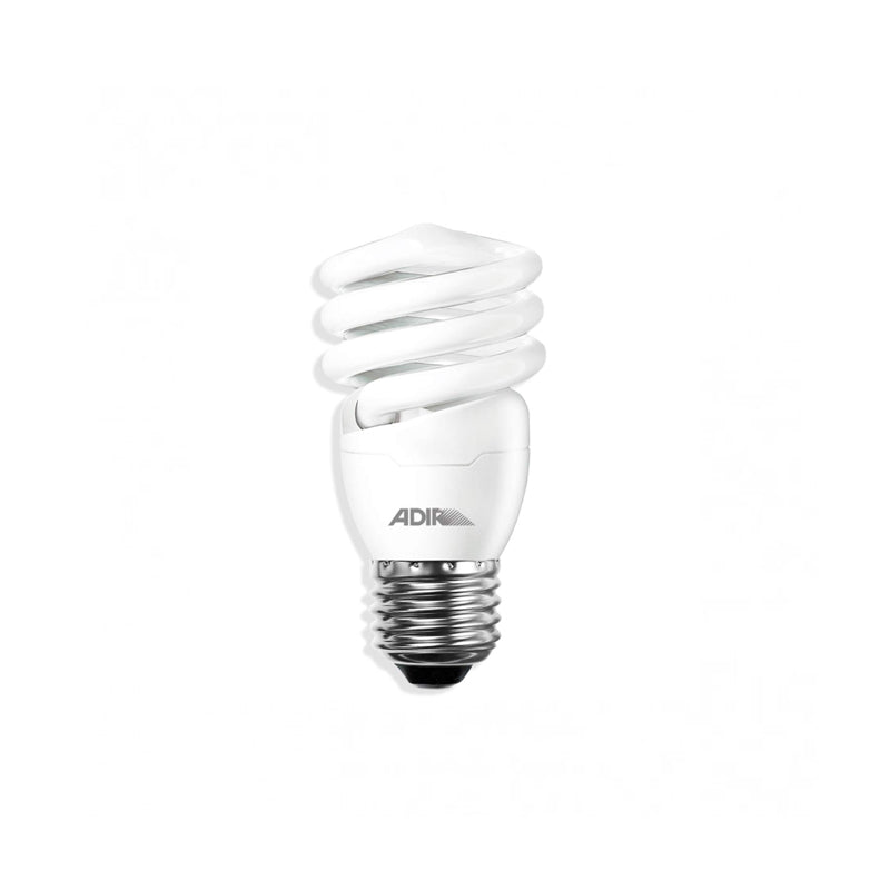 FOCO AHORRADOR ESPIRAL 15W = 60W T2 BLANCO ADIR 2784