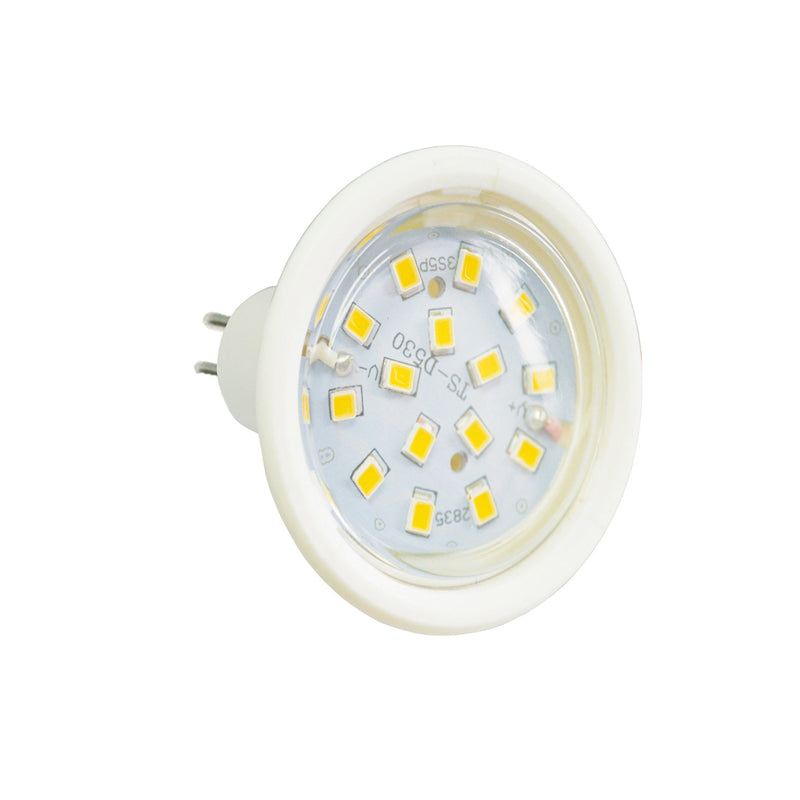 FOCO LED CARCASA BLANCA 5W =38W MR-16 BLANCO ADIR 4956