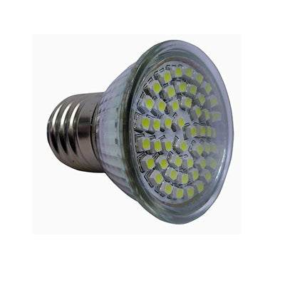 FOCO DICROICO 5W X 48 SUPER LEDS BASE E-27 (ROSCABLE) BLANCO ADIR 1968-B