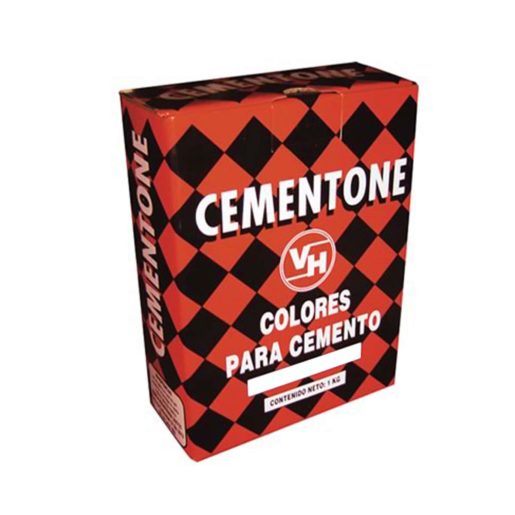 CEMENTONE PINTURA EN POLVO PARA CEMENTO 1kg ROJO BRILLANTE